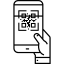 A phone scanning QR